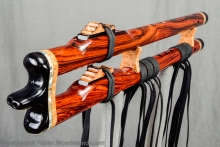 Cocobolo Native American Flute, Minor, Mid F#-4, #K8Ka (1)